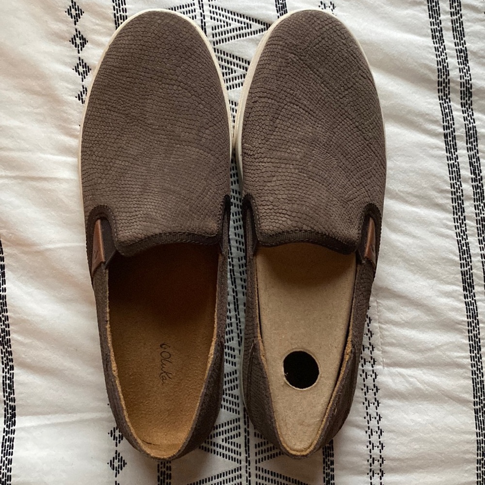 Olukai slip on shoes